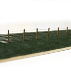LASER CUT 5ft GWR FENCE POSTS OO GAUGE MODEL RAILWAY 1:76 OO SCALE LX065-OO