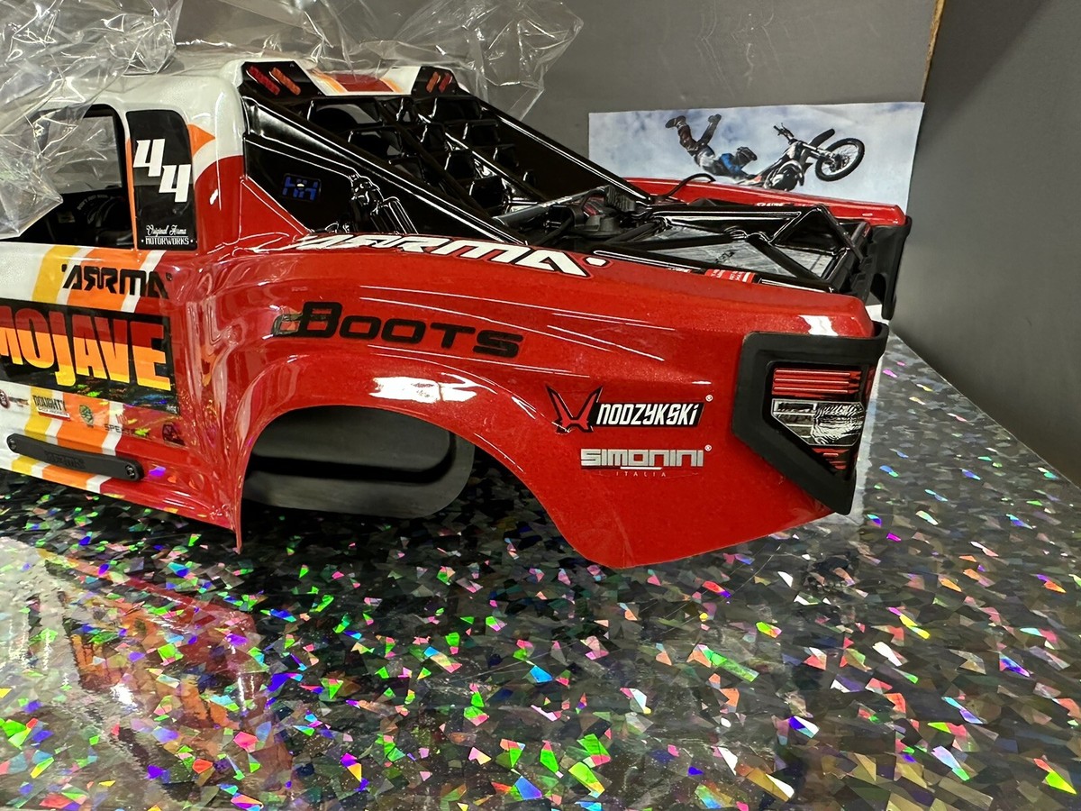 ARRMA 1/10 Clipless Painted Trimmed Body Set with Decals, Red: FURY 2WD... ARRMA 1/10 Clipless Painted Trimmed Body Set with Decals, Red: FURY 2WD...