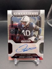 2022 Panini Prizm Draft Picks Jesse Luketa Sensational Signatures #SS-JLU Auto