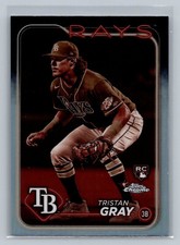 2024 Topps Chrome Tristan Gray #483 Sepia Refractor (RC) Rookie