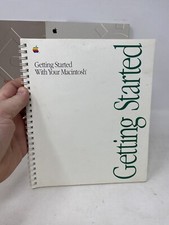 Vintage Macintosh "Getting Started" Manual Ships Fast and Circa 1990s