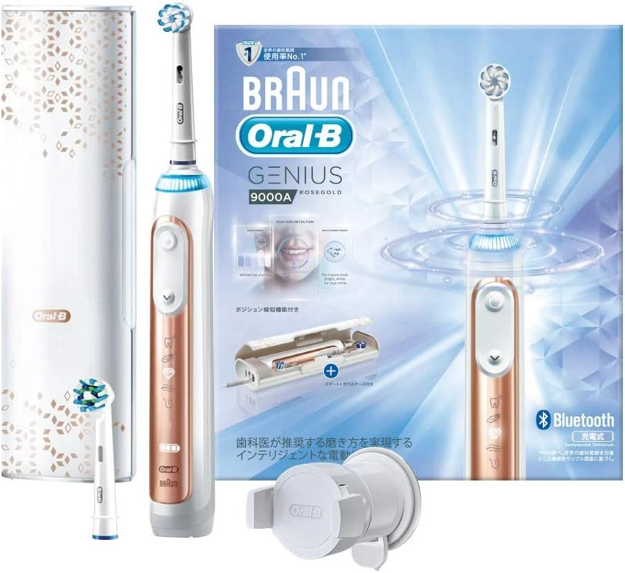 BRAUN Oral−B GENIUS 9000 D7015356XCTWH BRAUN Electric Toothbrush Oral B Genius 9000 D7015256XCTRG Rose