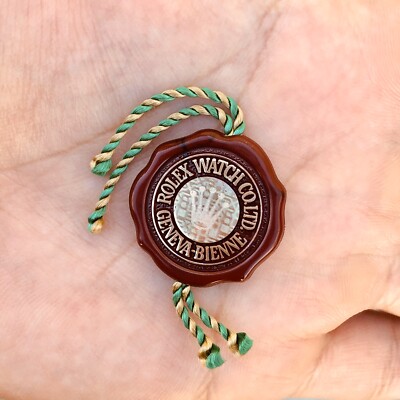 Rolex Red Hang-Tag Single Crown Hologram (1989 - 2000) ORIGINAL