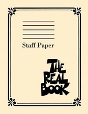 The Real Book – Staff Paper | 400 Pages of Perforated Manuscript Paper with 9 St