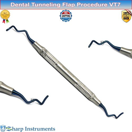 VT6 & VT7 Implant Tunneling Instruments Dental Flap Surgery Periotome - Picture 3 of 3