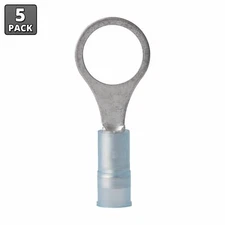 Ancor 230216 16-14 AWG 3/8" Nylon Ring Terminals - 5 Pack