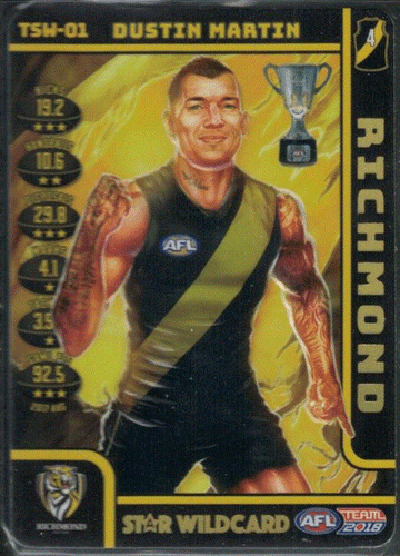 2018 AFL TEAMCOACH TROPHY STAR & MAGIC WILDCARD; Individual Card Sale. - Bild 4 von 4