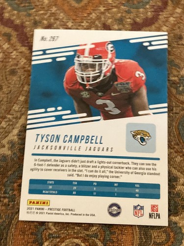 2021 Panini Prestige #267 Tyson Campbell - Foto 2 di 2