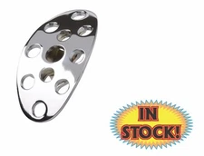Lokar BAG-6152 - Lakester Brake/Clutch Pedal Pad - Chrome