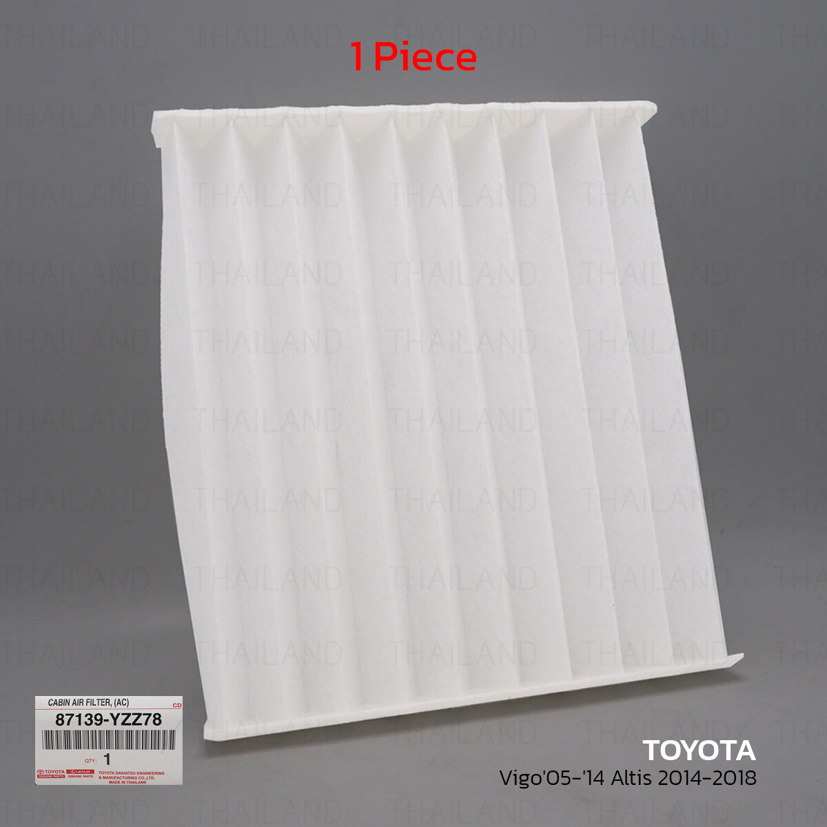 Carbin Air Filter AC 87139-YZZ78 Fits Toyota Hilux 05 - 14 Corolla