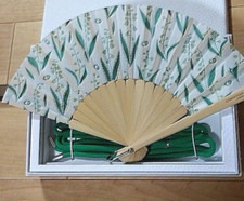 Christian Dior novelty gift folding fan sensu NEW from JAPAN NO box