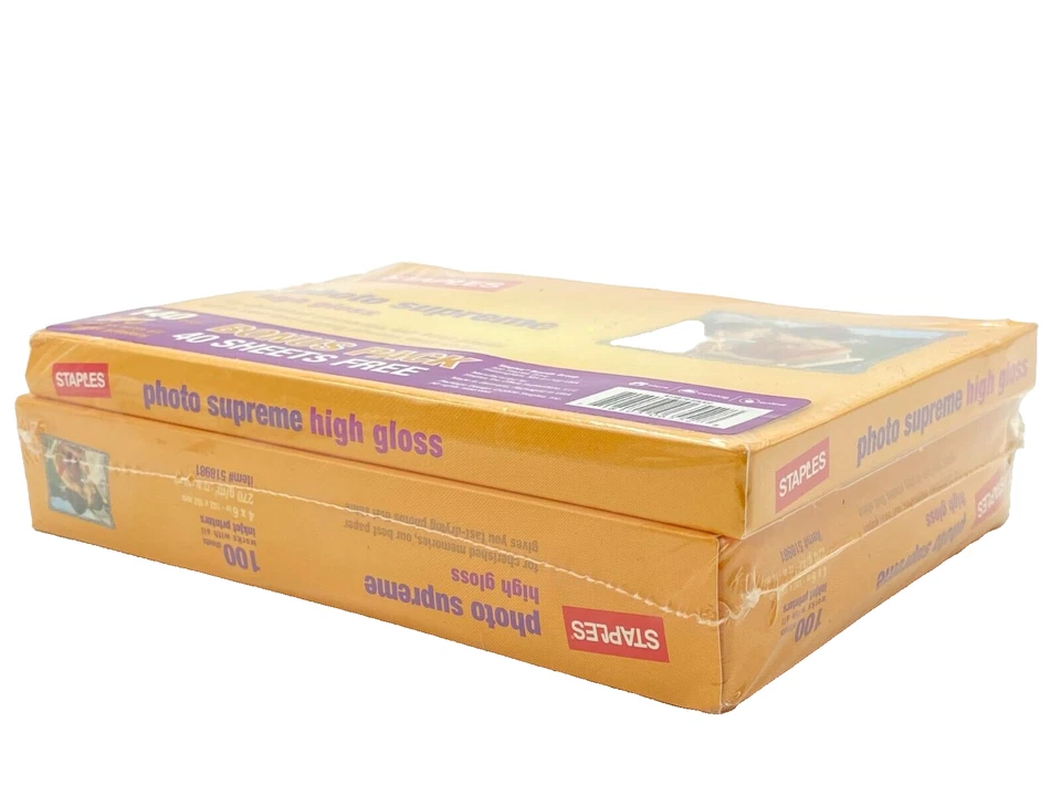 [NEW] Staples Photo Supreme High Gloss 4x6" 140 Sheets - Image 4 of 4