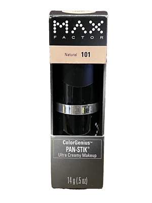 Max Factor ColorGenius Pan-Stik Ultra-Creamy Makeup, #101 Natural, .5 oz