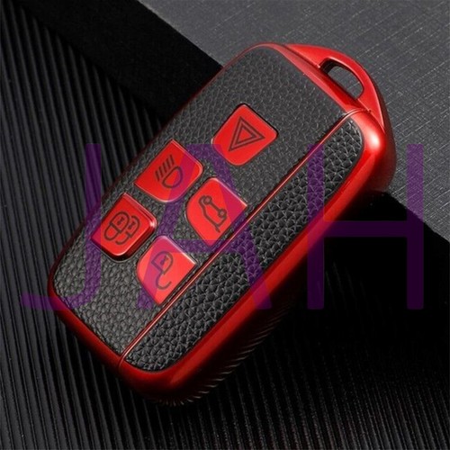 Protège-clavier Télécommande Étui Rouge Pour Range Rover Land Rover Sport Evoque - Photo 6 sur 6