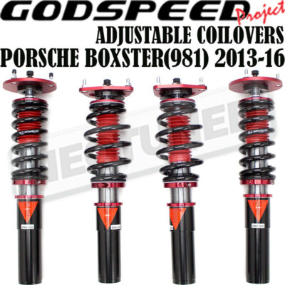 Kit De Suspensión Coilover Godspeed Para Porsche Boxster 986 (1996-2004) - Ajustable En Altura, 40 Niveles De Amortiguación