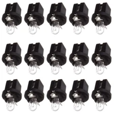 15xB8.5D Instrument Panel light 1.2W Halogen Bulb Car Dashboard Dash Gauge Amber