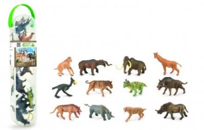Collecta A1100 Mini 12 Pieces Of Prehistoric Mammals Tubes