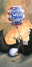 Surreal Original Painting on Canvas - 