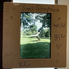 Joel Shapiro “Untitled" Minimalism 35mm Art Slide