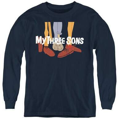 My Three Sons TV Show SHOES LOGO Licensed Juniors Cap Sleeve T-Shirt 