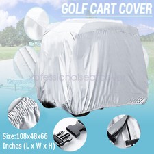Elastic Hem Waterproof oxford cloth Golf Cart Cover For EZGo Club Car Yamaha