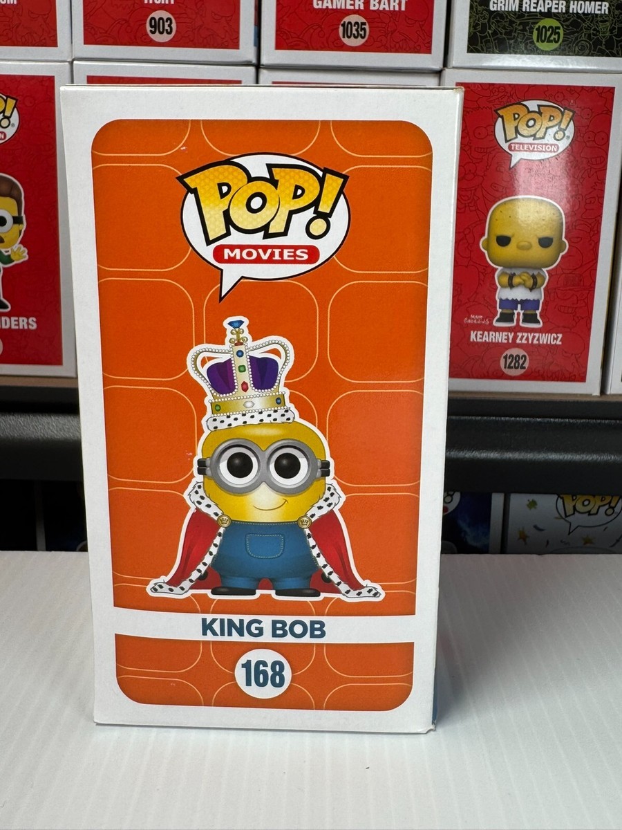 Minions King Bob Minion Pop Vinyl Figure Funko 168 for sale online
