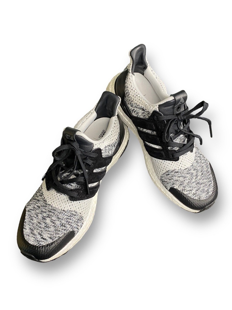 Adidas Boost Sns Black And White Heathered Mens Sneaker 
