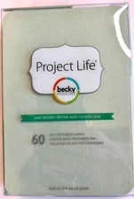 Project Life 4x6 60 Cards Jade Ed scrapbooking Photo Pocket Pages Junk Journals