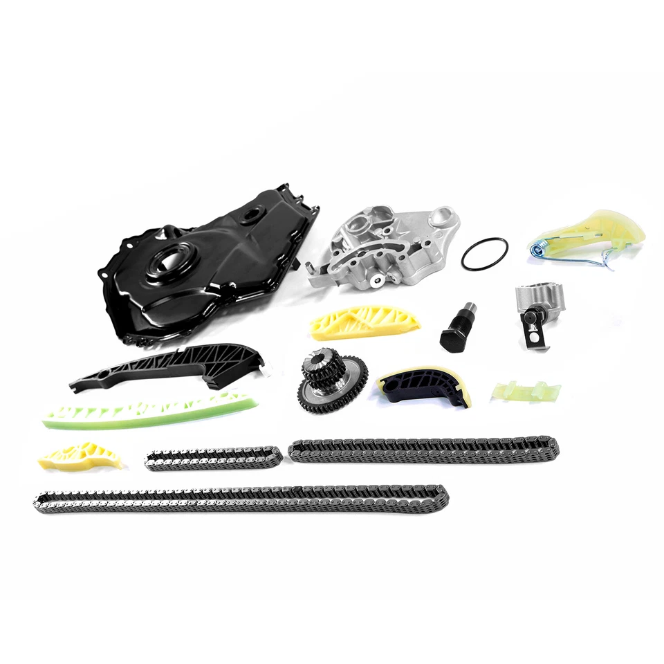 Engine Timing Chain Cover Kit For 2008-2013 Audi VW Passat Jetta GTI A4 Q5 2.0L - Image 4 of 4