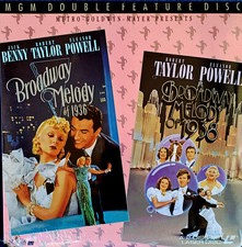 BROADWAY MELODY OF 1936 / BROADWAY MELODY OF 1938 - 2 LASERDISC SET - SEALED