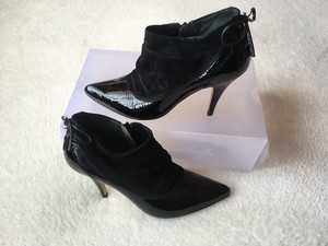 dune black heeled boots