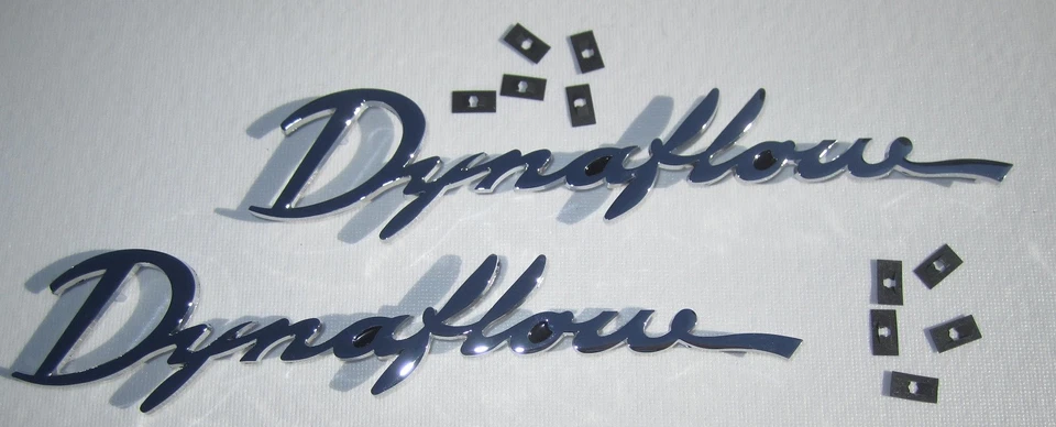 1948-1951 Buick Dynaflow Chrome Scripts. Special Super Roadmaster - Image 3 of 4