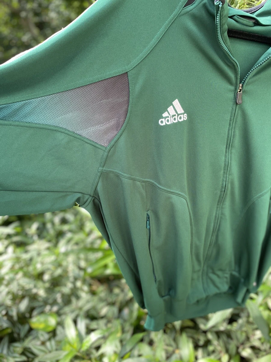 khaki green adidas coat