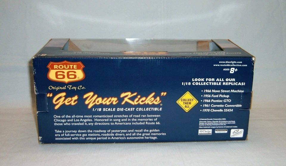 Route 66 1966 Pontiac GTO 1:18 Scale Die Cast Collectible NIB - Image 3 of 3