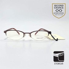 Giorgio Armani GA465 Vintage Semi-Rimless Optical Frame-Unworn-Italy