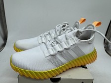 Adidas Kaptir Flow Running Shoes Women's White Lace-Up Athletic Sneakers - 11