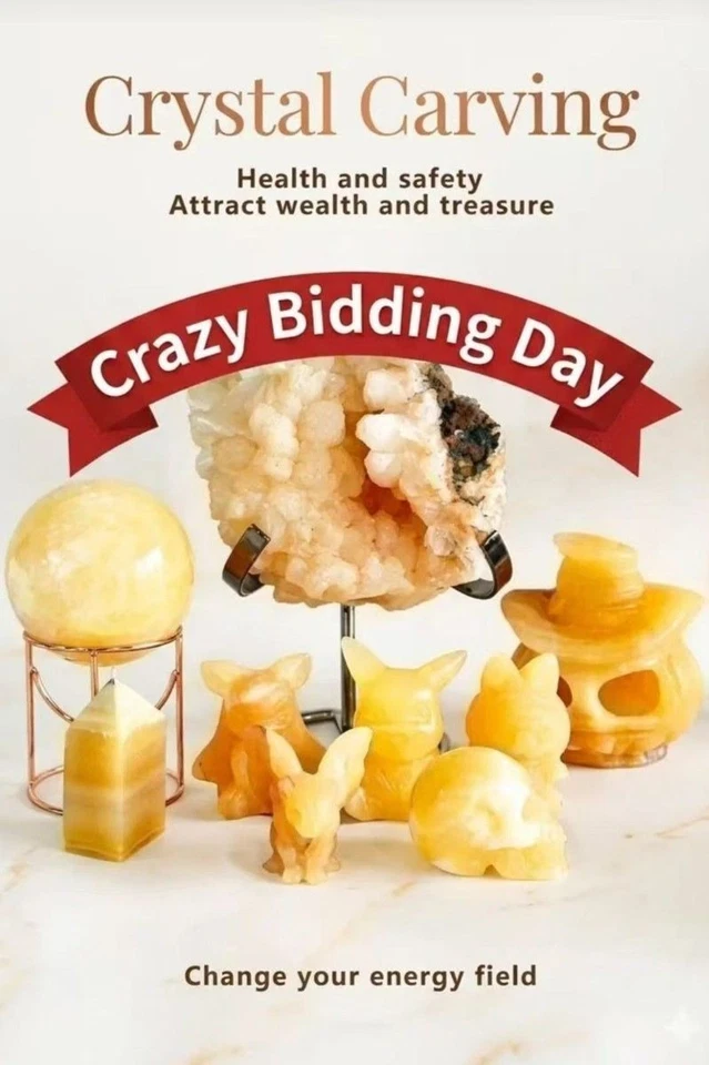 CUECUE CRAZY BIDDING DAY!  1$ Start Crystal Party