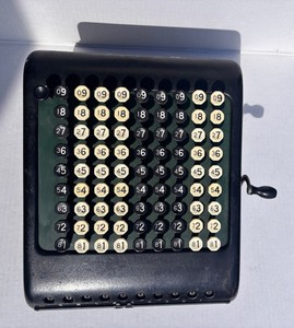 【超希少！送料込！】フランス製　機械式電卓　Burroughs TEN KEY Burroughs Calculator | eBay