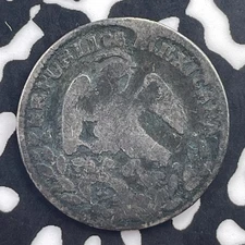 183? Mexico 1 Real Lot#C4797 Silver! Bent