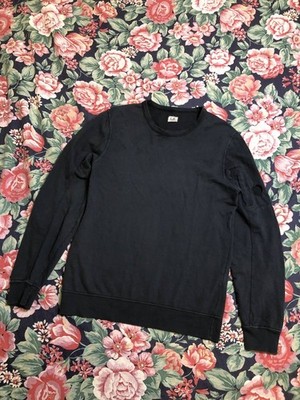 C.P. Company Mens Crewneck Sweatshirt Black Size M