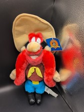 VINTAGE 1997 YOSEMITE SAM PLUSH - LOONEY TUNES 12" New With Tags