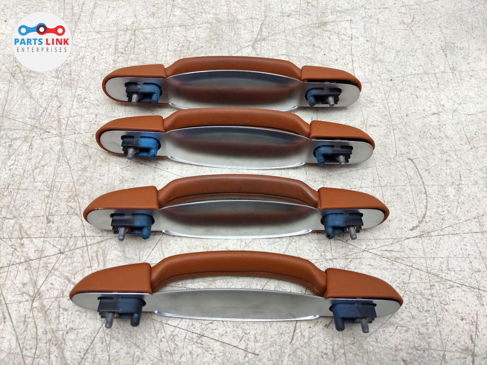 2006-12 BENTLEY CONTINENTAL FLYING SPUR ROOF GRAB GRIP PULL HANDLE TRIM SET 3W2