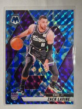 2024-25 Panini Mosaic - Zach LaVine #44 Reactive Blue Mosaic Prizm