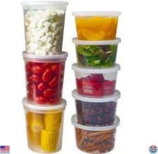 DuraHome Premium Food Storage Containers - 46 Leakproof, BPA-Free, Microwaveable