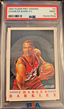1991 FLEER Pro Visions Charles Barkley NBA HOF! Graded PSA 9 76ers Sixers Philli