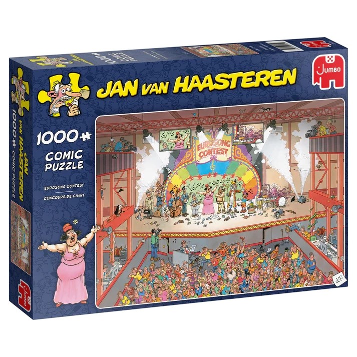 Jumbo Jan van Haasteren - Eurosong Contest  1000 Piece Jigsaw Puzzle Toys