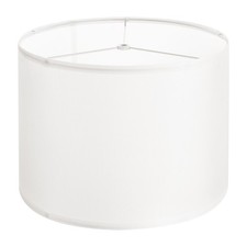 Drum Lamp Shade 13 in Top x 13 in Bottom x 10 in High Medium Drum Linen La