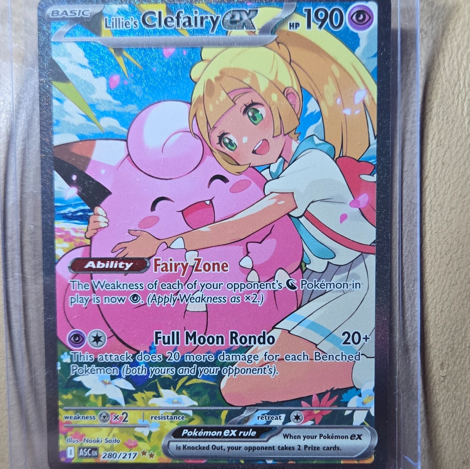 Lillie's Clefairy ex - Ascended Heroes #280 Price & Value ($113.19