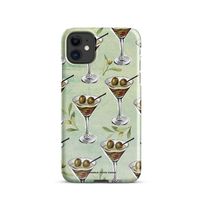 Dirty Martini Cocktail iPhone Case The Dirty Fix | MagSafe Snap Tough Cover