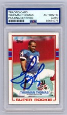Thurman Thomas Cards, Rookie Cards and Autographed Memorabilia Guide 37